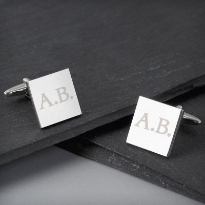 (image for) Personalised Initials Square Cufflinks