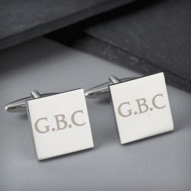 (image for) Personalised Initials Square Cufflinks