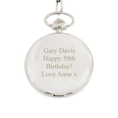 (image for) Personalised Formal Pocket Fob Watch