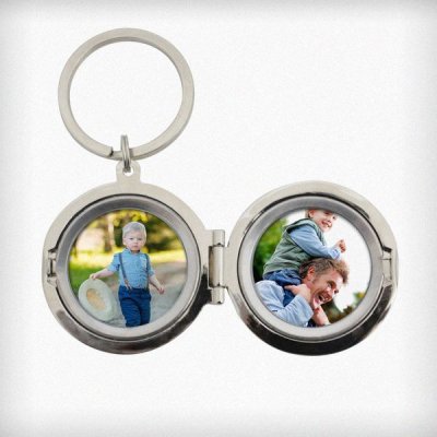 (image for) Personalised No.1 Dad Photo Keyring