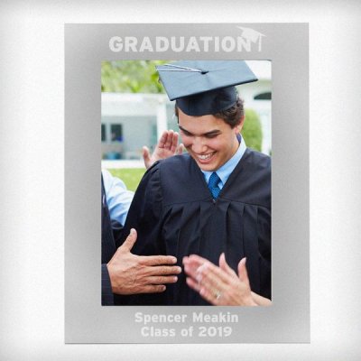 (image for) Personalised Silver 5x7 Graduation Photo Frame