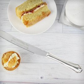 (image for) Personalised Swirls & Hearts Cake Knife