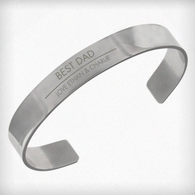 (image for) Personalised Classic Stainless Steel Bangle