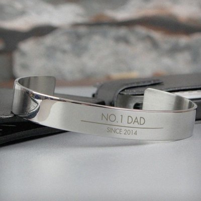 (image for) Personalised Classic Stainless Steel Bangle