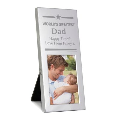 (image for) Personalised Luxury Small Silver 2x3 Photo Frame