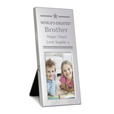 (image for) Personalised Luxury Small Silver 2x3 Photo Frame