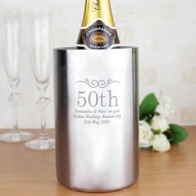 (image for) Personalised Number Frame Wine Cooler