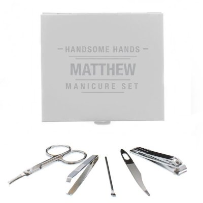 (image for) Personalised Handsome Hands Manicure Set