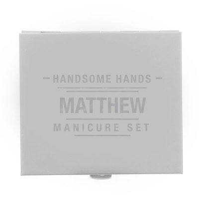 (image for) Personalised Handsome Hands Manicure Set