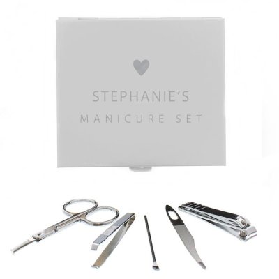 (image for) Personalised Heart Manicure Set