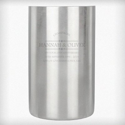 (image for) Personalised Diamond Wine Cooler