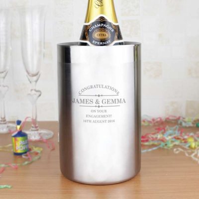 (image for) Personalised Diamond Wine Cooler