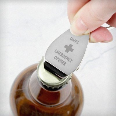 (image for) Personalised Emergency Bottle Opener Keyring