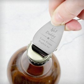 (image for) Personalised No.1 Bottle Opener Keyring