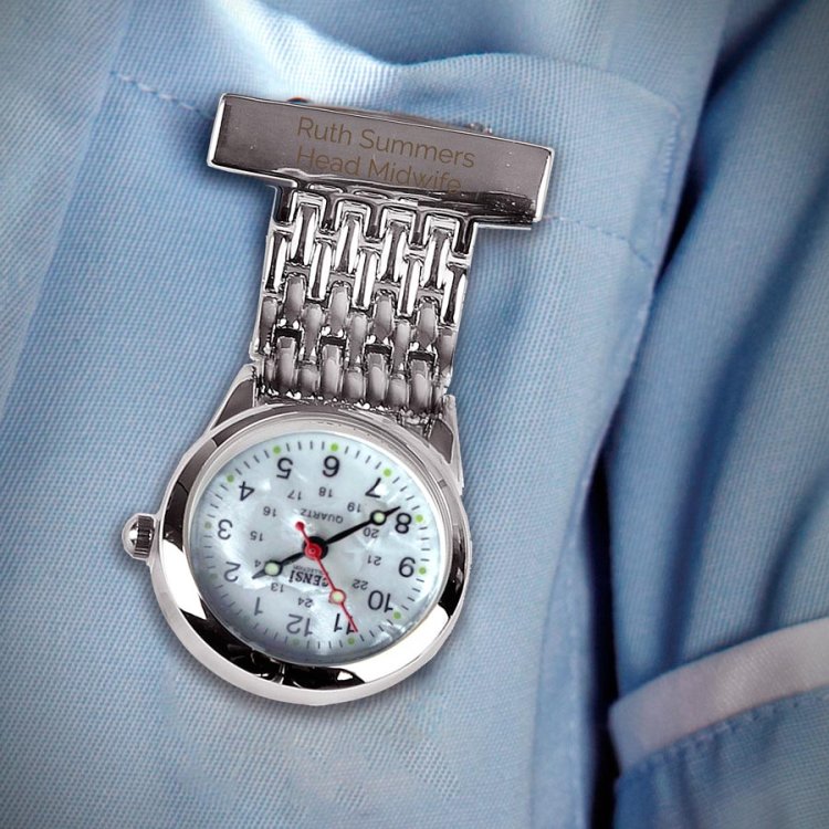 (image for) Personalised Nurse's Fob Watch - Click Image to Close