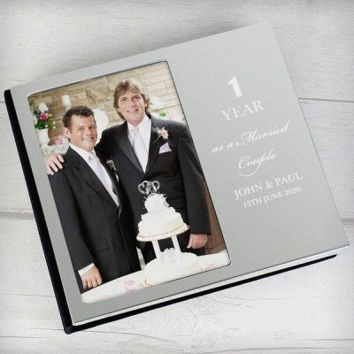 (image for) Personalised Anniversary 6x4 Photo Frame Album