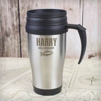 (image for) Personalised Fishing Travel Mug