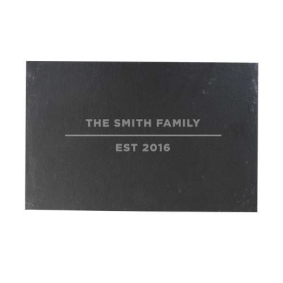 (image for) Personalised Classic Slate Rectangle Placemat