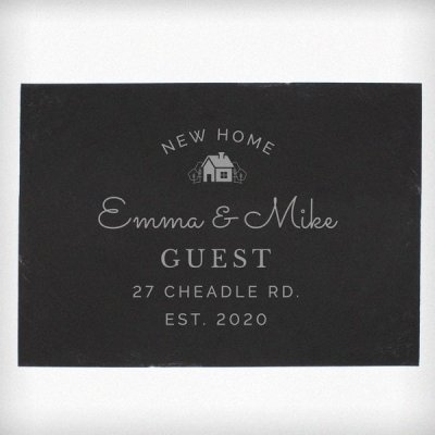 (image for) Personalised New Home Slate