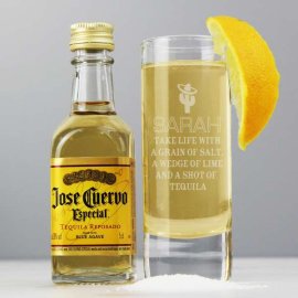 (image for) Personalised Tequila Shot Glass and Miniature Tequila