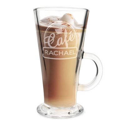 (image for) Personalised Bistro Latte Glass