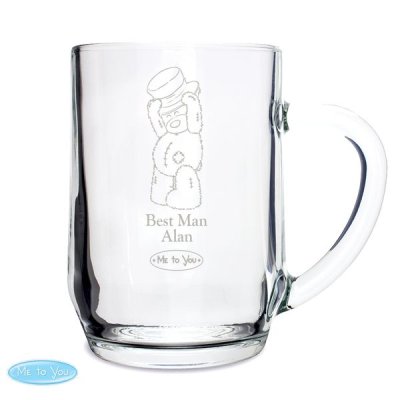 (image for) Personalised Me To You Engraved Male Wedding Tankard