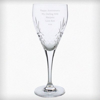 (image for) Personalised Crystal Wine Goblet