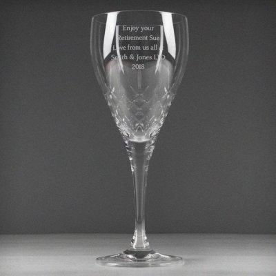 (image for) Personalised Crystal Wine Goblet