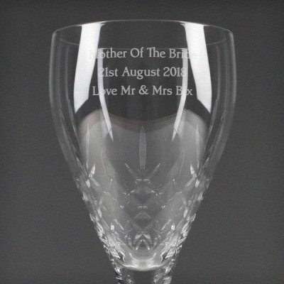 (image for) Personalised Crystal Wine Goblet