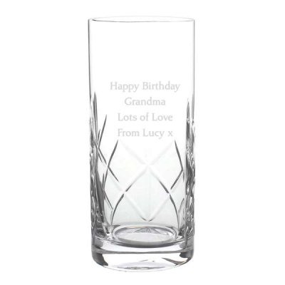 (image for) Personalised Crystal Hi Ball Glass