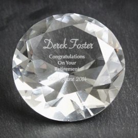 (image for) Personalised Occasion Diamond Paperweight