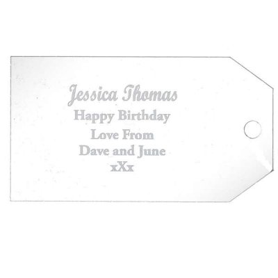 (image for) Personalised Acrylic Gift Tag Decoration