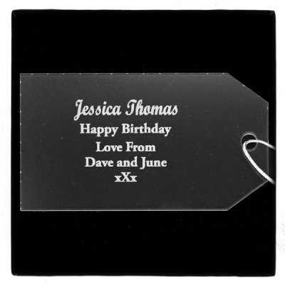 (image for) Personalised Acrylic Gift Tag Decoration