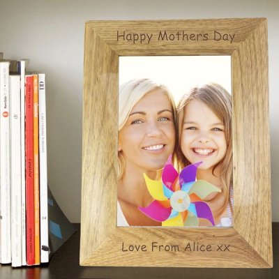 (image for) Personalised 5x7 Wooden Photo Frame