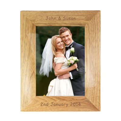 (image for) Personalised 5x7 Wooden Photo Frame