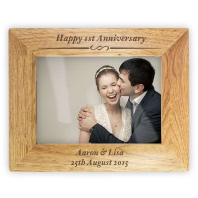 (image for) Personalised Formal 5x7 Wooden Photo Frame