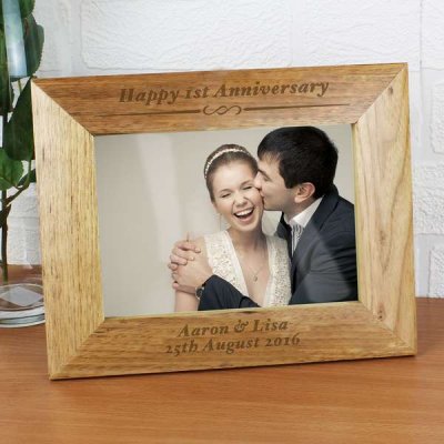 (image for) Personalised Formal 5x7 Wooden Photo Frame