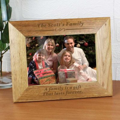 (image for) Personalised Formal 5x7 Wooden Photo Frame