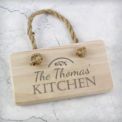 (image for) Personalised Kitchen Wooden Sign