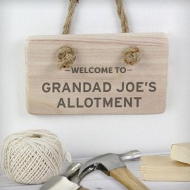 (image for) Personalised Welcome To... Wooden Sign