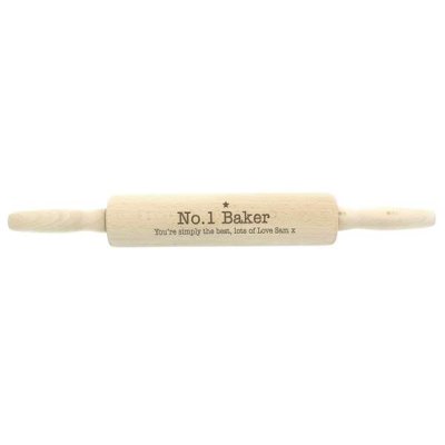 (image for) Personalised Baker Rolling Pin