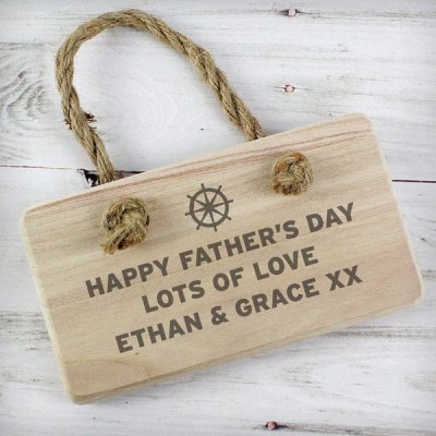 (image for) Personalised Nautical Wooden Sign