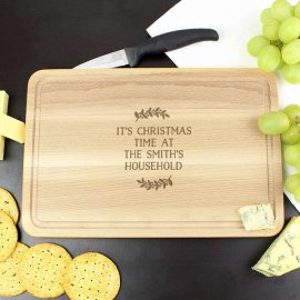 (image for) Personalised Wreath Chopping Board