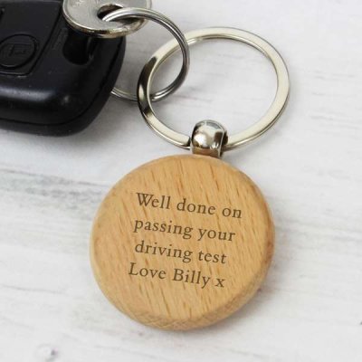 (image for) Personalised Wooden Keyring