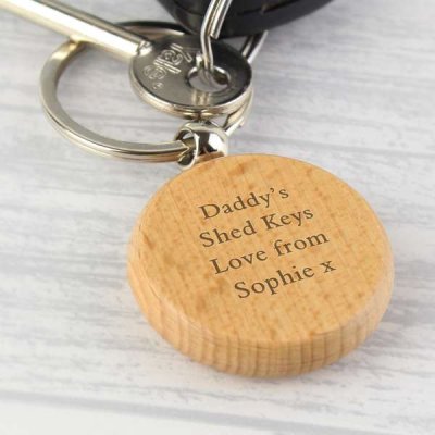 (image for) Personalised Wooden Keyring