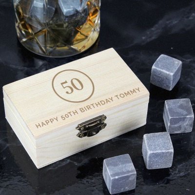 (image for) Personalised Birthday Whiskey Stones