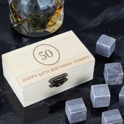 (image for) Personalised Birthday Whiskey Stones