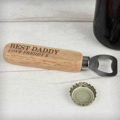 (image for) Personalised Wooden Bottle Opener