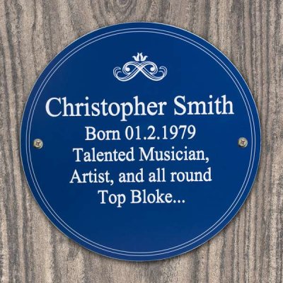 (image for) Personalised Heritage Plaque