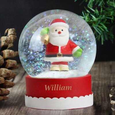 (image for) Personalised Santa Snow Globe